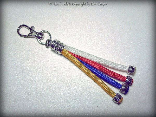 Schlüssel-/Taschenanhänger farbig